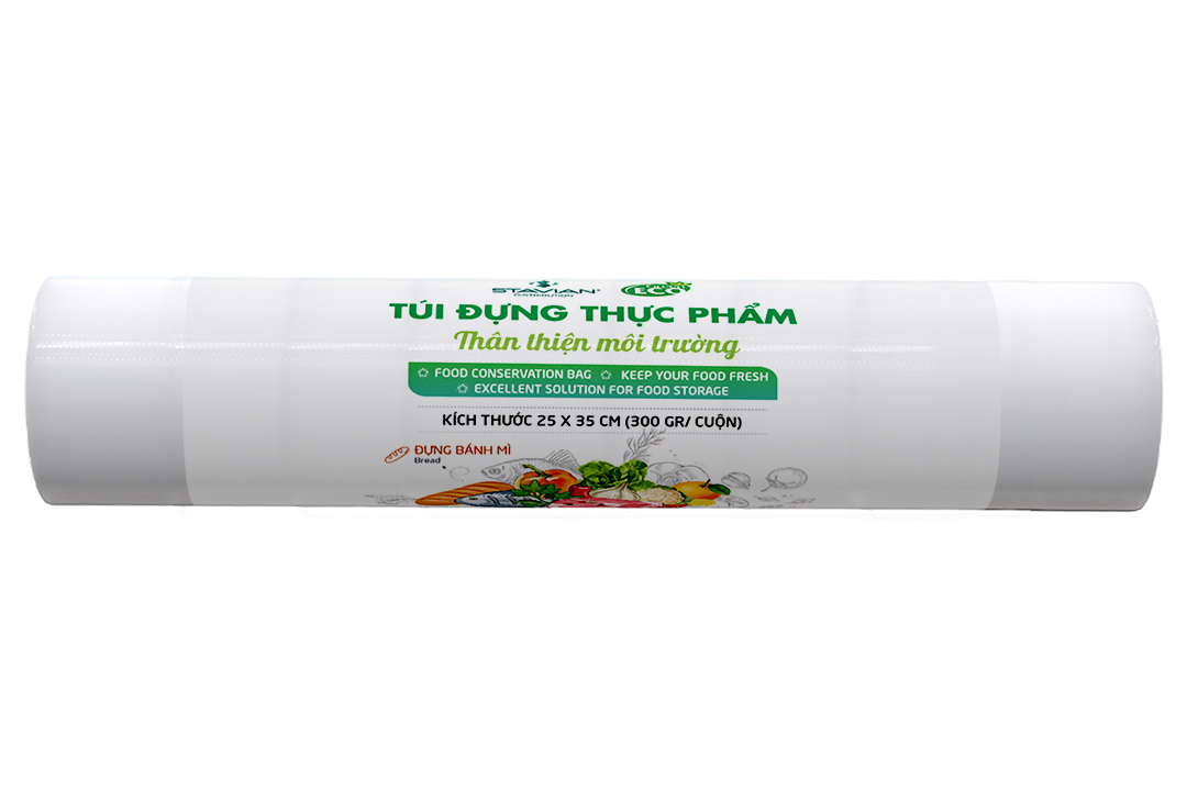 Túi đựng thực phẩm TTMT GREEN ECO 25x35cm (300g/cuộn)